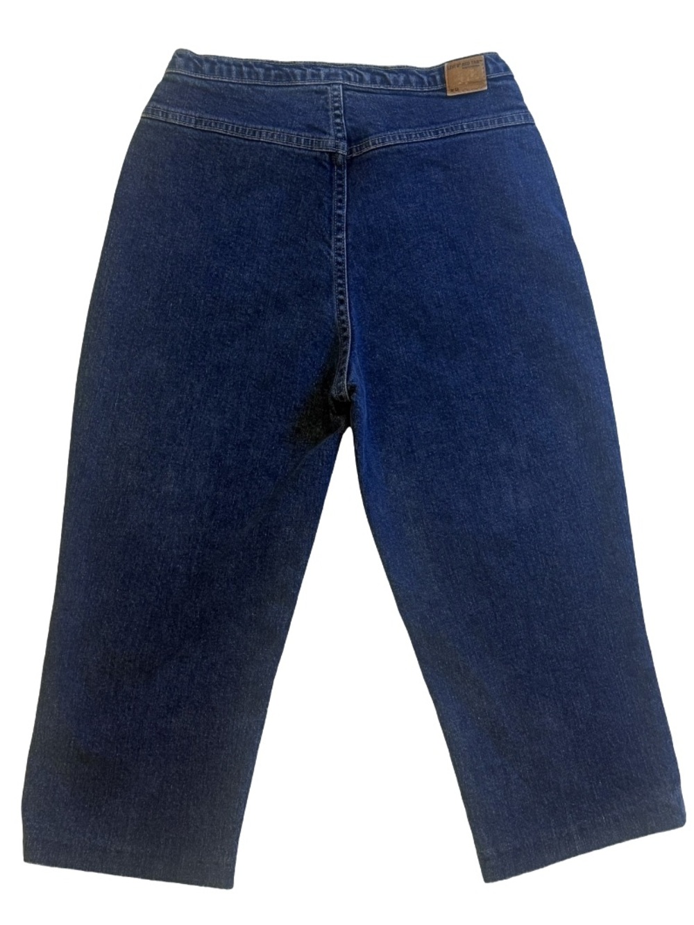 Vintage Y2K Levi’s Red Tab Bareback Capri Jeans High-Rise Pocketless Size 4M